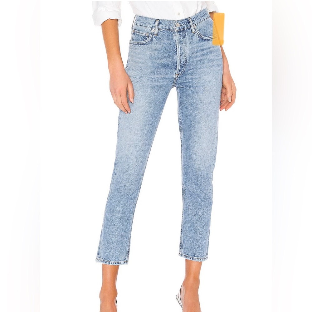 Ágolde - Riley high rise straight crop, size 25.